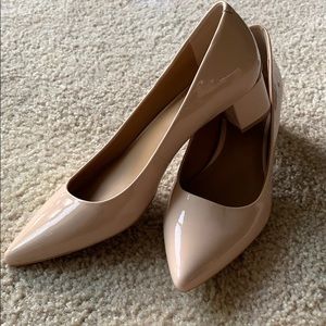 SOLD Calvin Klein pointed toe block heels